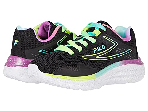 Fila Girl's Tactician (Little Kid/Big Kid) Black/Purple Cactus